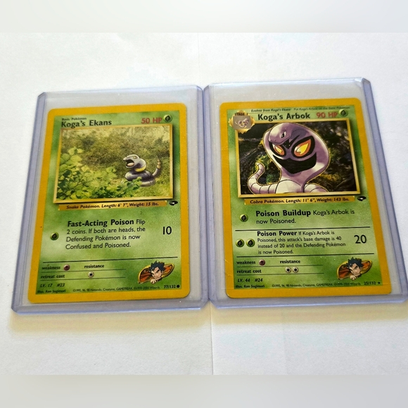 Pokemon | Accessories | Pokemon Tcg Kogas Ekans Arbok Lot | Poshmark Pokemon | Accessories | Pokemon Tcg Kogas Ekans Arbok Lot | Poshmark